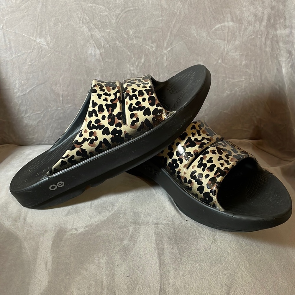 NWOT OOFOS size 10 slides